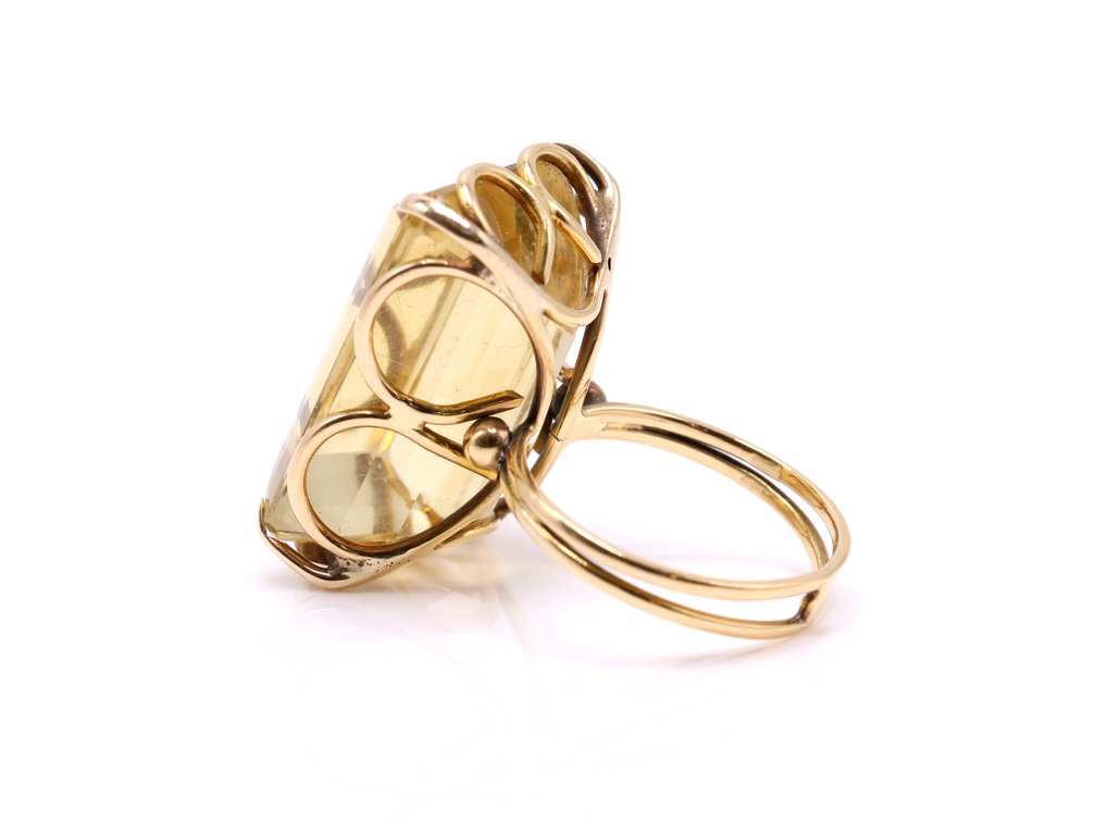 Image for 18k YG Citrine Ring