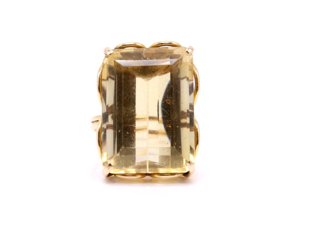 Image for 18k YG Citrine Ring
