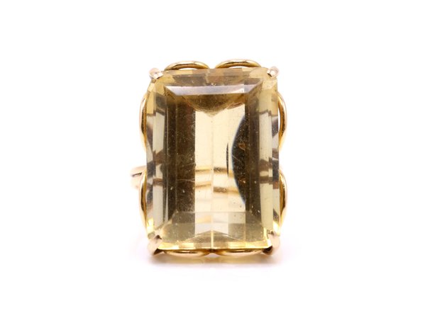 Image for 18k YG Citrine Ring