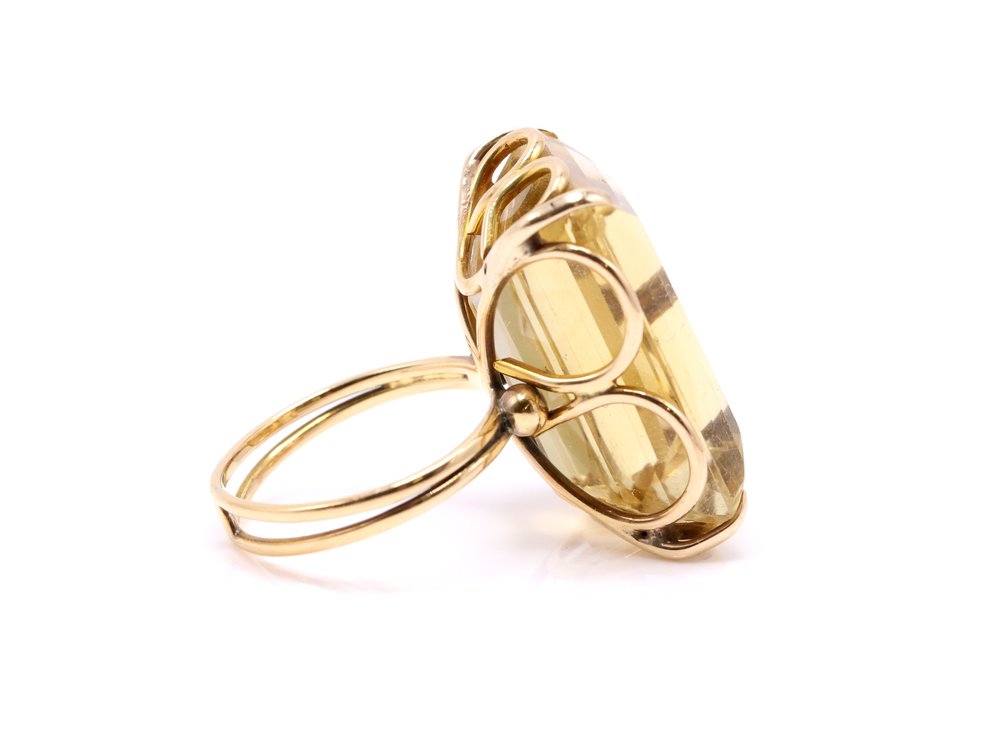 Image for 18k YG Citrine Ring