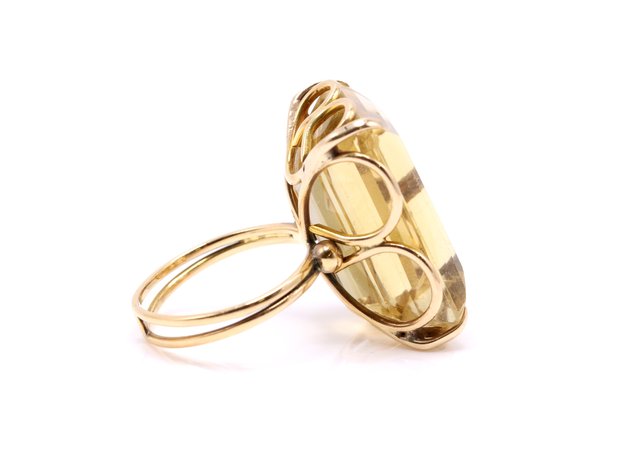 Image for 18k YG Citrine Ring