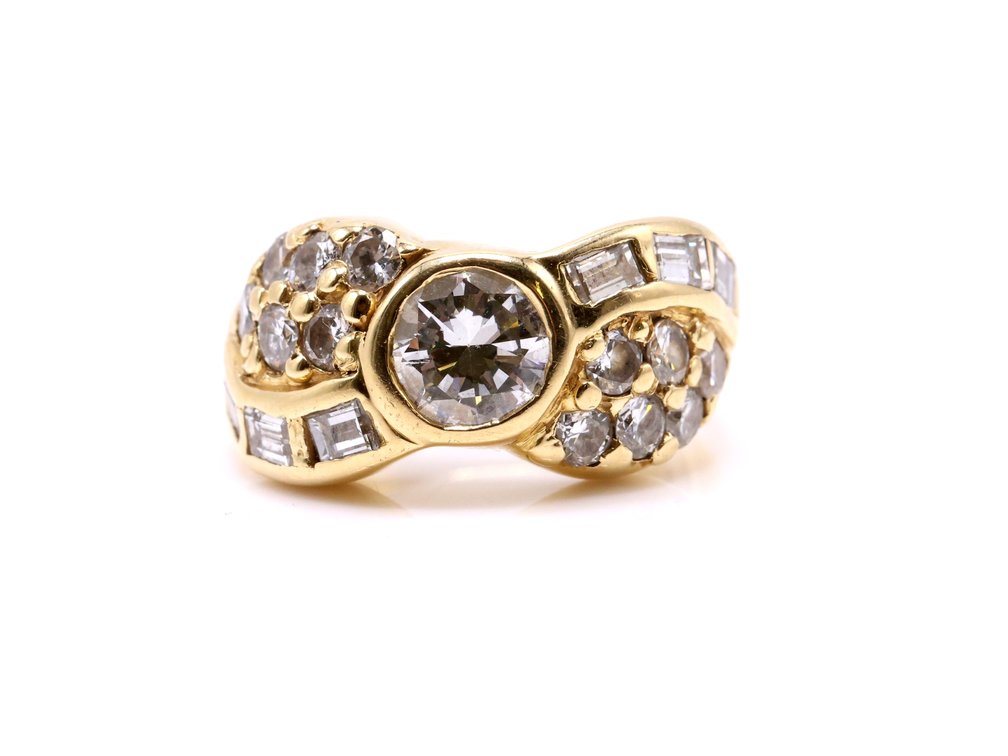 Image for 18k YG Diamond Ring