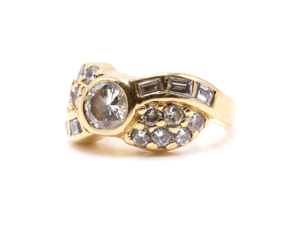 Image for 18k YG Diamond Ring