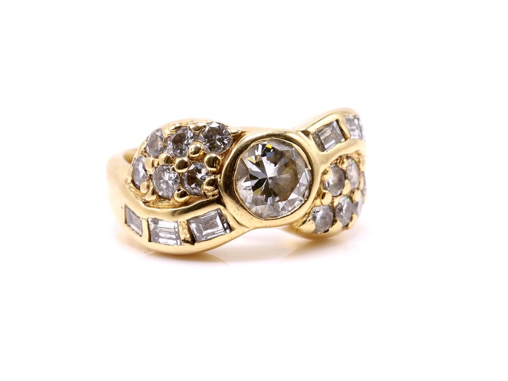 Image for 18k YG Diamond Ring