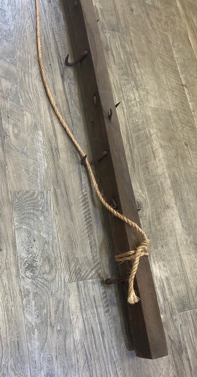 Image for Antique Primitive Wooden Hook Rack