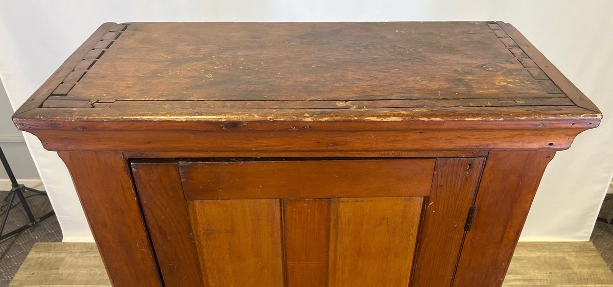 Image for Antique Single-Door Wooden Cupboard