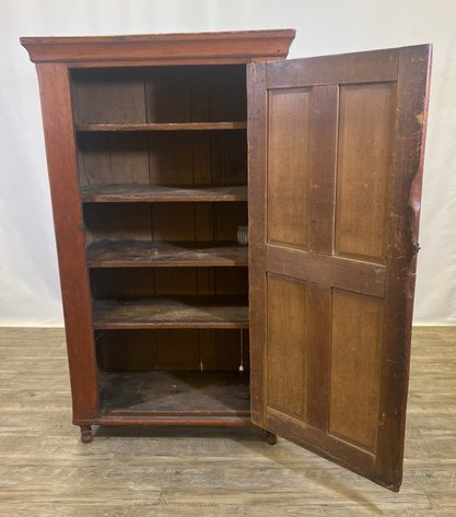 Image for Antique Single-Door Wooden Cupboard