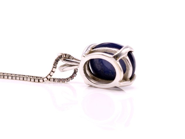 Image for 14k WG Star Sapphire Pendant