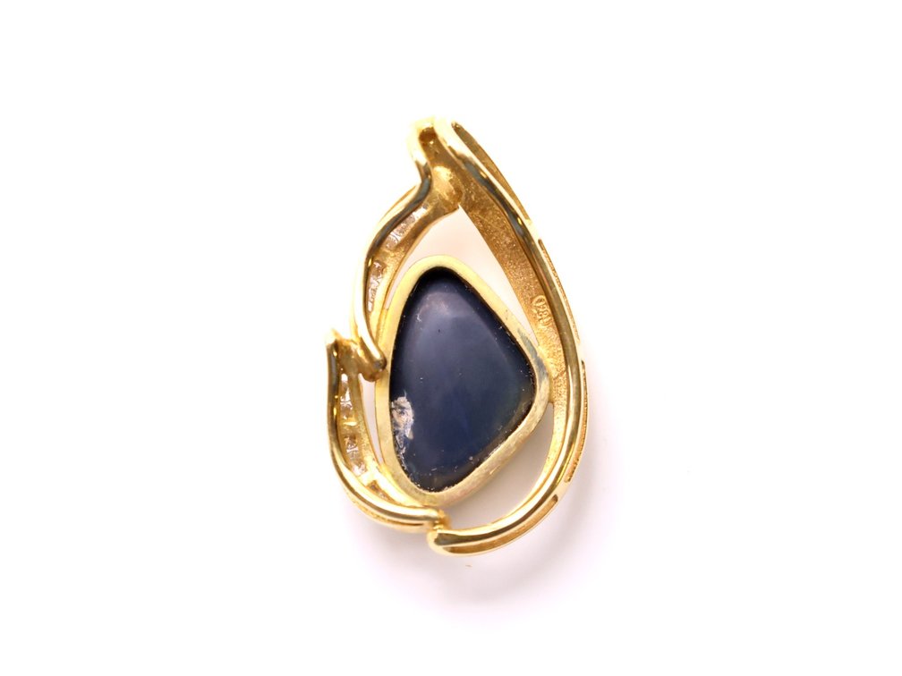 Image for 18k YG Opal Diamond Pendant