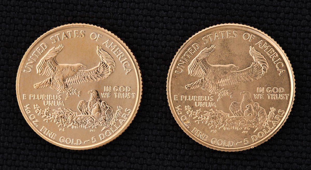 Image for 1998 American Gold Eagle $5 Coins