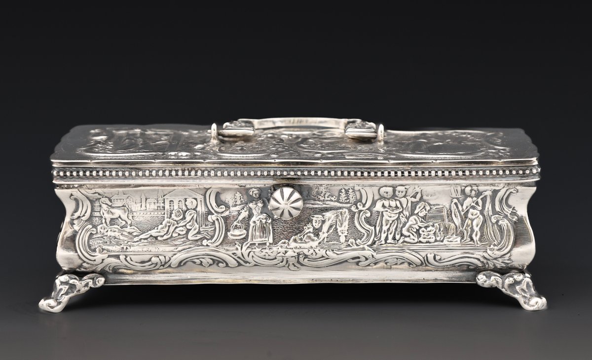 Image for Rinze Jans Spaanstra Dutch Sterling Silver Box