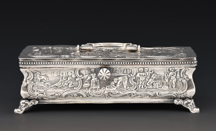 Image for Rinze Jans Spaanstra Dutch Sterling Silver Box