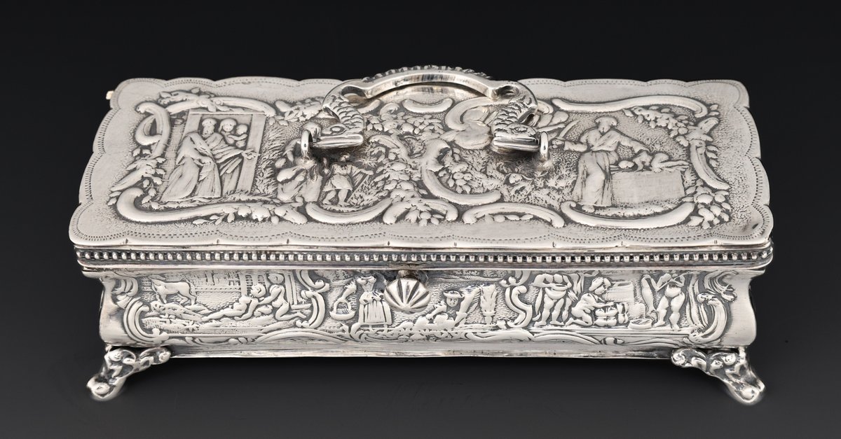 Image for Rinze Jans Spaanstra Dutch Sterling Silver Box