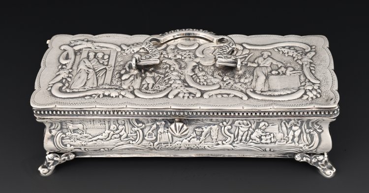 Image for Rinze Jans Spaanstra Dutch Sterling Silver Box