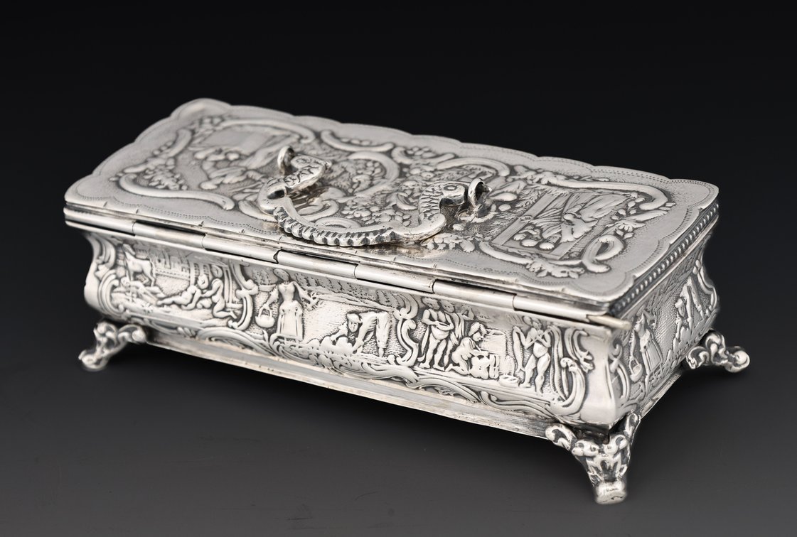 Image for Rinze Jans Spaanstra Dutch Sterling Silver Box