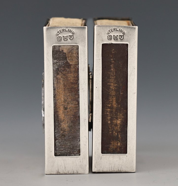 Image for Enameled Sterling Silver Match Holders