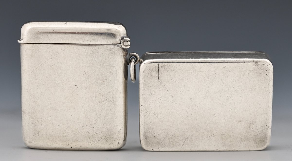 Image for Enameled Sterling Silver Match Holders