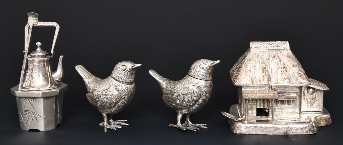 Image for Japanese and Continental Silver Novelty Salt and Pepper Sets