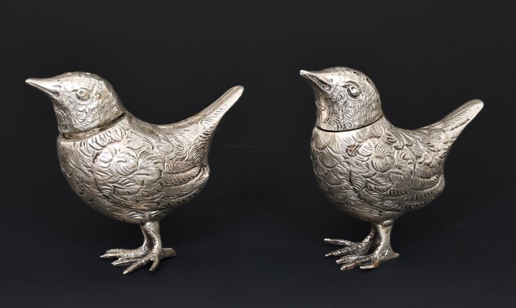 Image for Japanese and Continental Silver Novelty Salt and Pepper Sets