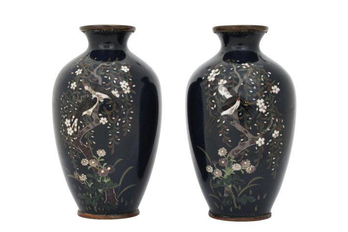 Image for Japanese Cloisonne Vases