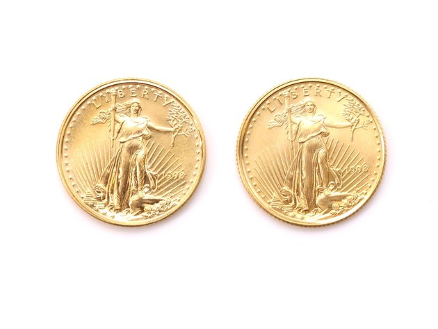 Image for 1998 American Gold Eagle $5 Coins