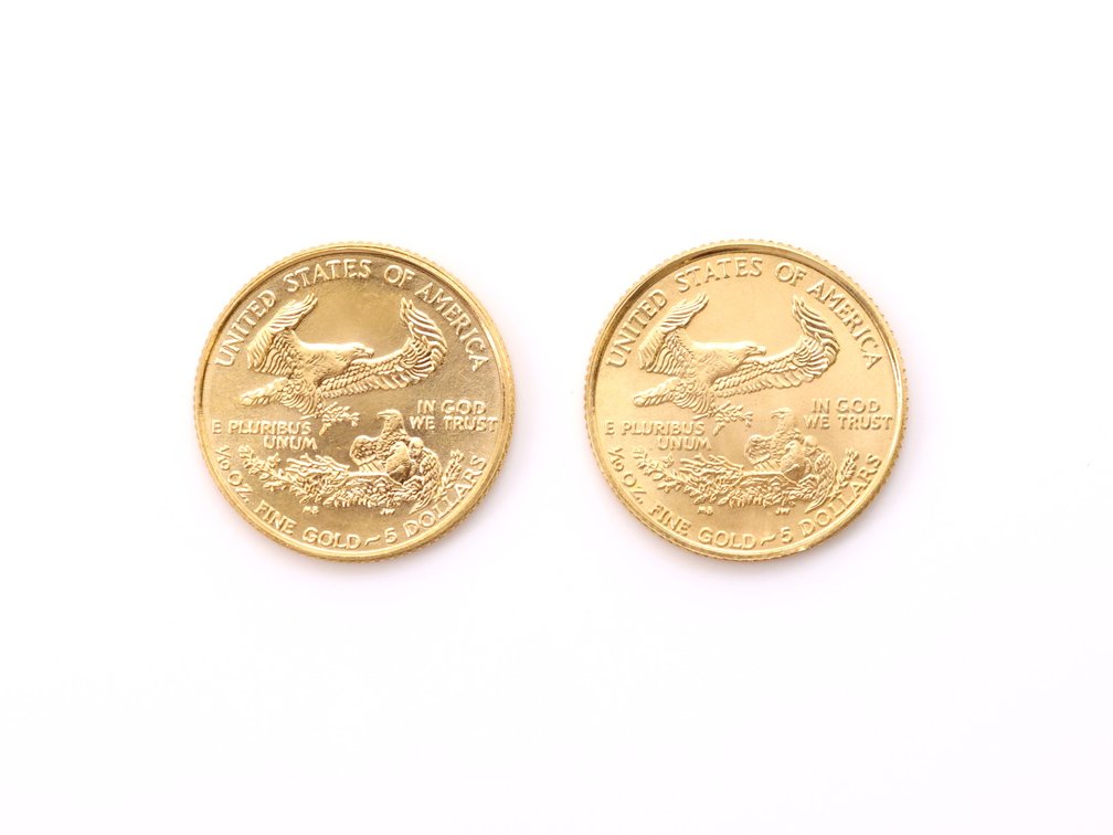 Image for 1998 American Gold Eagle $5 Coins