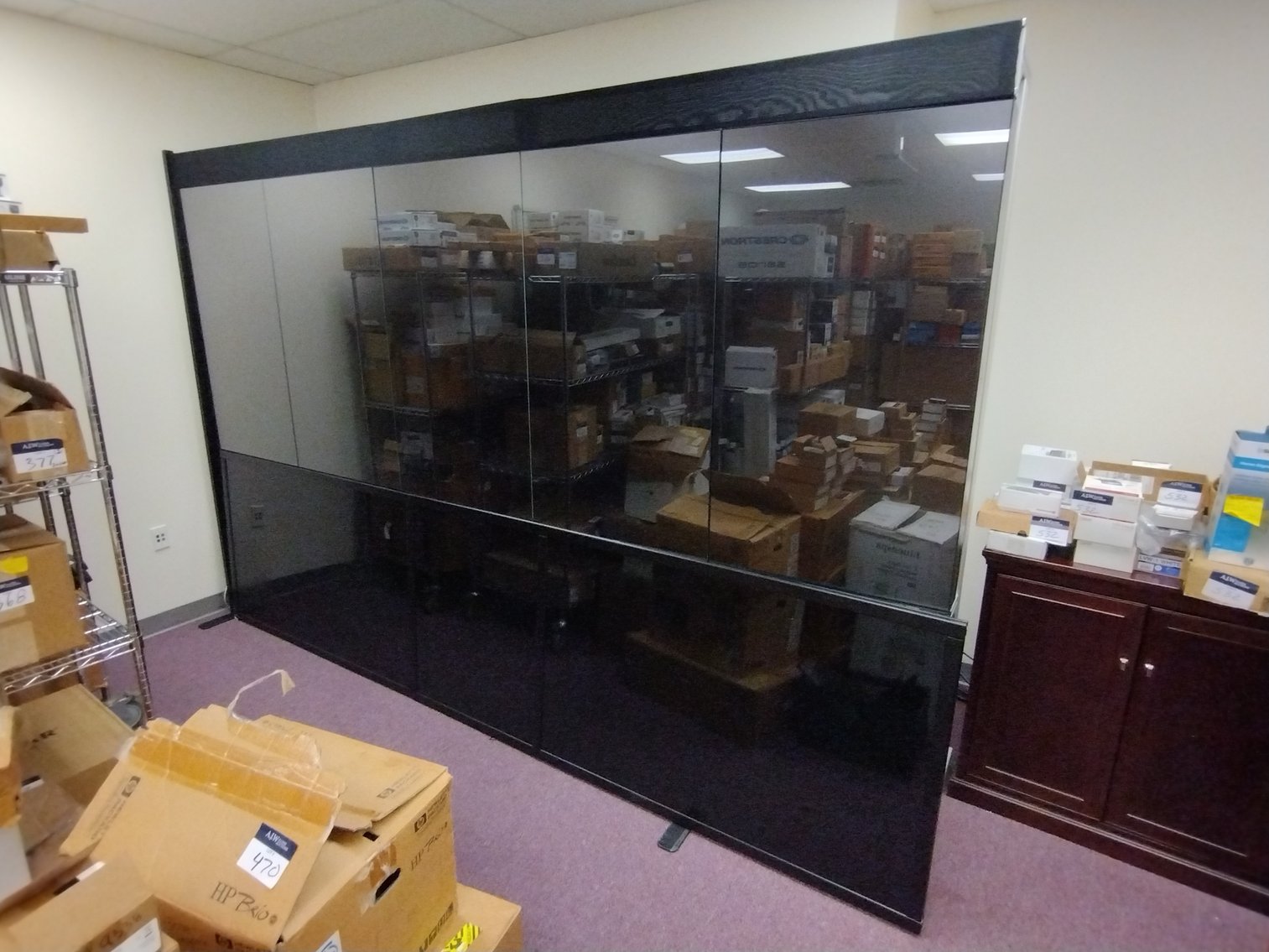Image for MultiTaction 11.5ft Modular Video Wall w/ (8) Monitors and Server
