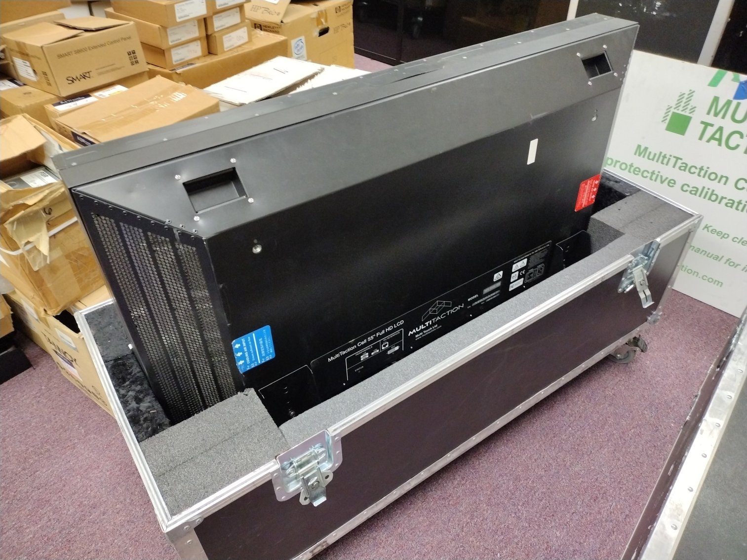 Image for MultiTaction 11.5ft Modular Video Wall w/ (8) Monitors and Server