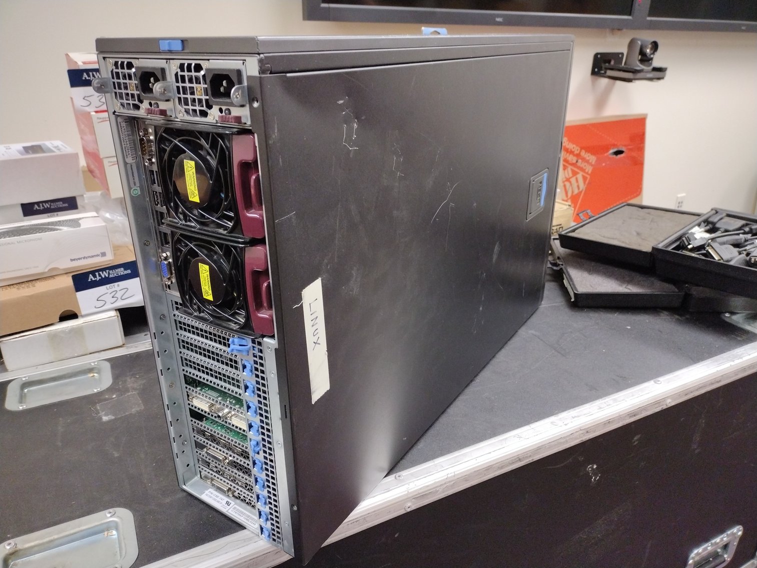 Image for MultiTaction 11.5ft Modular Video Wall w/ (8) Monitors and Server