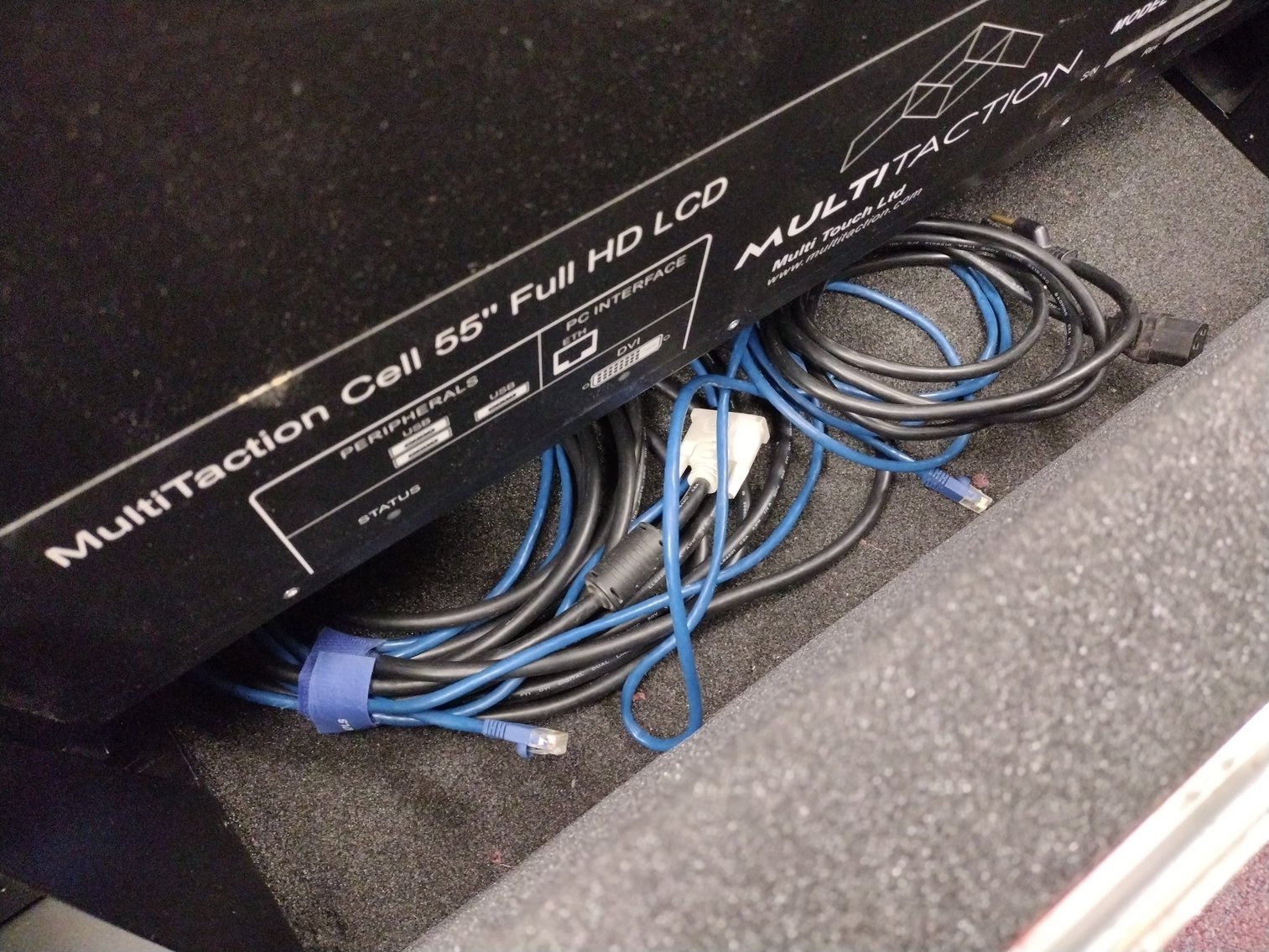 Image for MultiTaction 11.5ft Modular Video Wall w/ (8) Monitors and Server