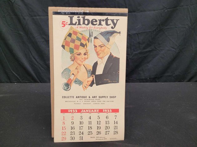 Image for Vintage Davie County Calendars