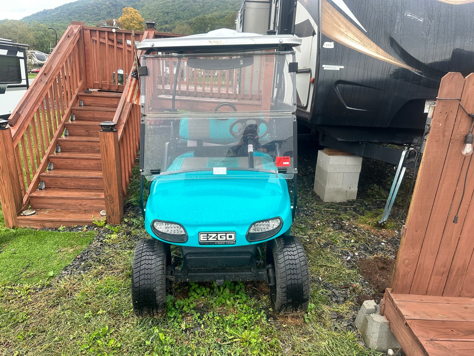 Mountain Getaway - West Jefferson: Passport Elite Camper + Golf Cart