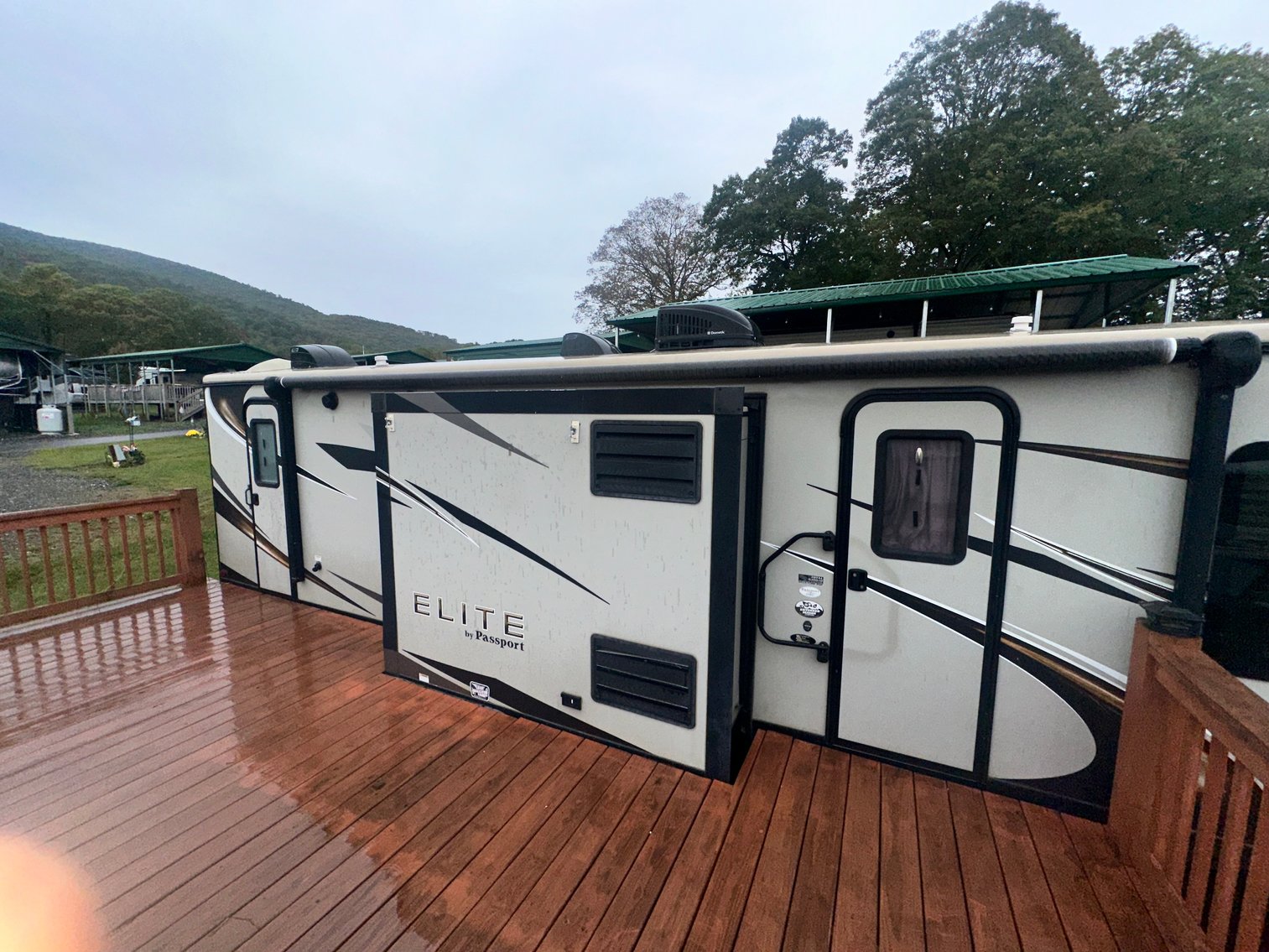 Mountain Getaway - West Jefferson: Passport Elite Camper + Golf Cart
