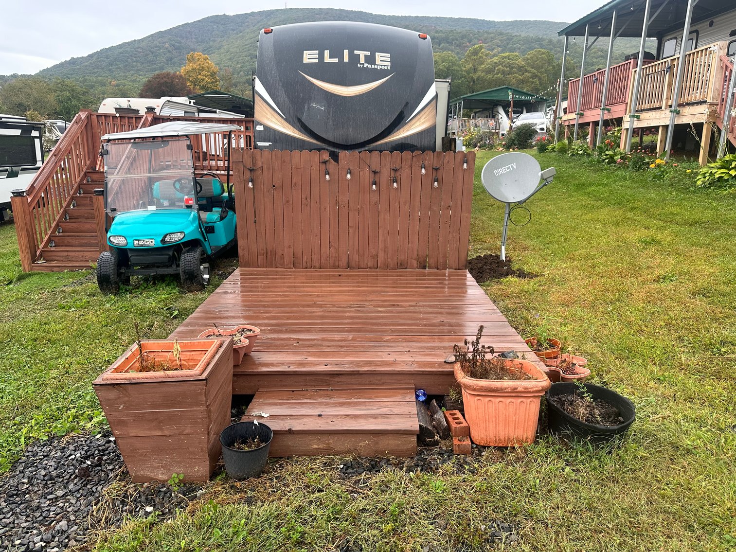 Mountain Getaway - West Jefferson: Passport Elite Camper + Golf Cart