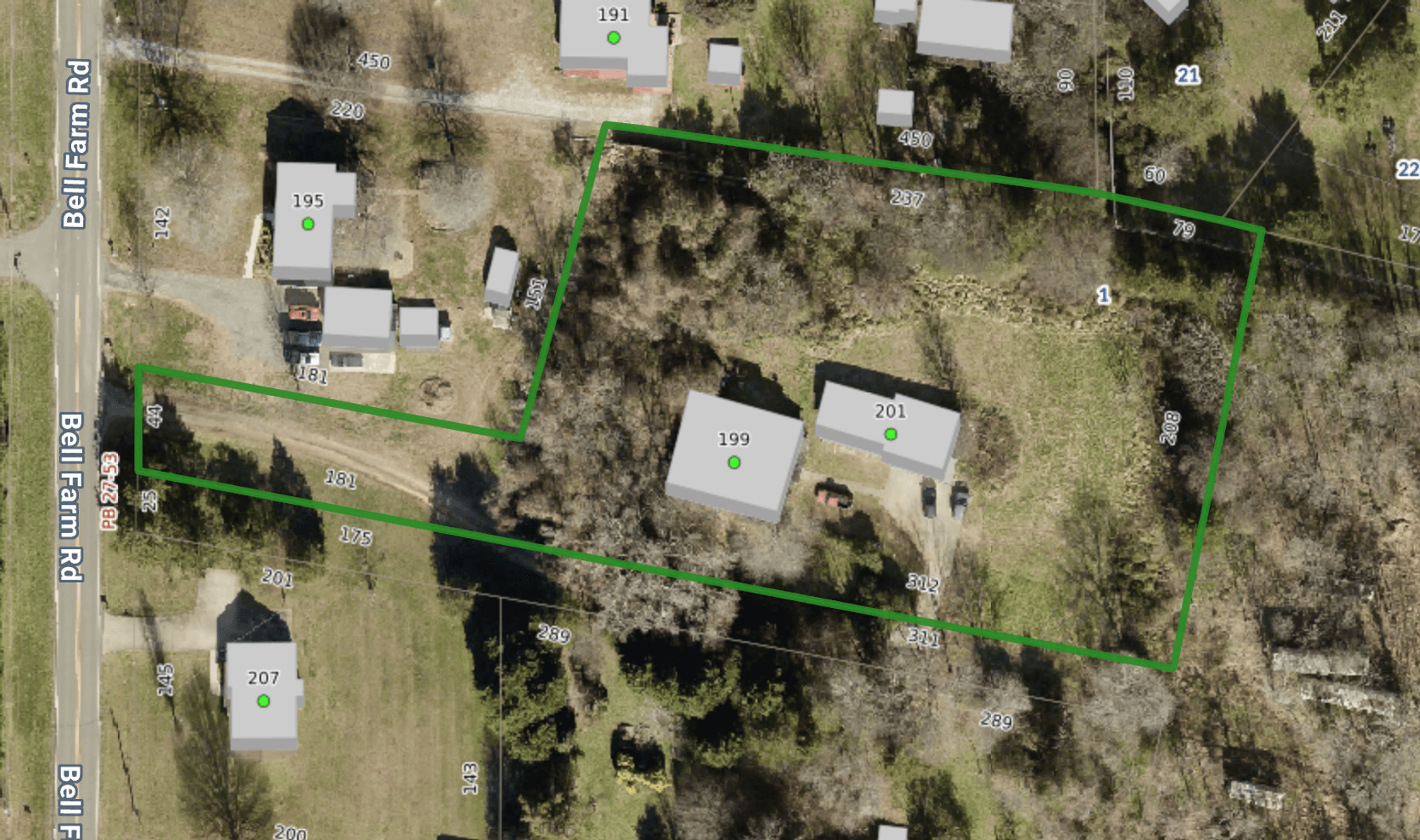 Large Home, Apartment and Acreage on Bell Farm Road, Statesville, NC