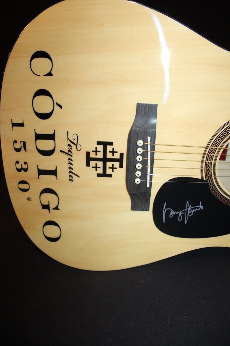George Strait Código 1530 Tequila Signed Guitar