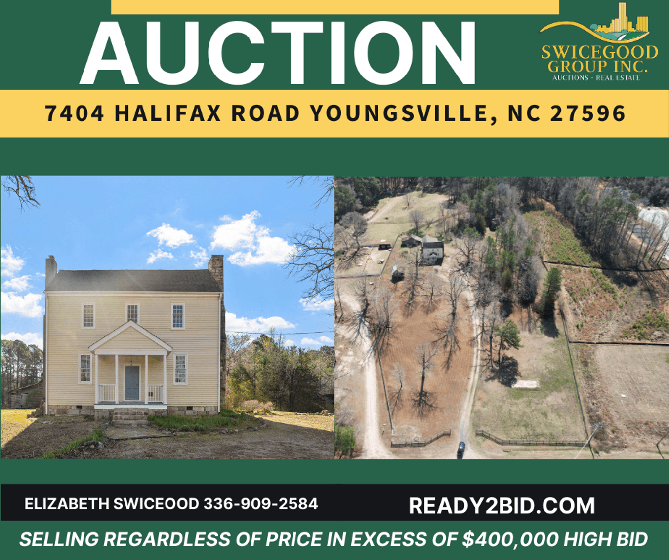 Pre-Civil War Farmhouse on 3.86 +/- Acres - Wake County