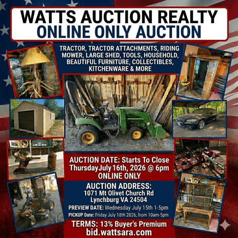 Image for Mt Olivet Church Rd Personal Property Online Only Auction