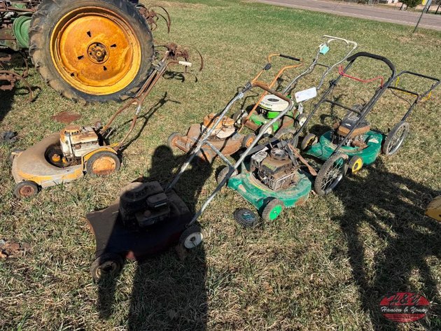Image for Group of Lawn Push Mowers