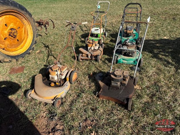 Image for Group of Lawn Push Mowers