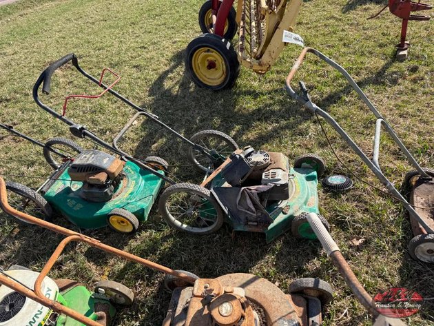 Image for Group of Lawn Push Mowers
