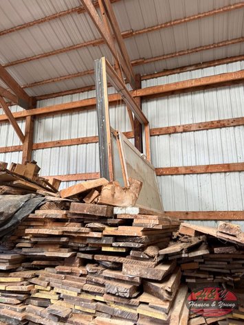 Image for Large Pile of Rough Sawn Lumber