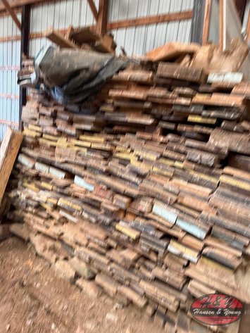 Image for Large Pile of Rough Sawn Lumber