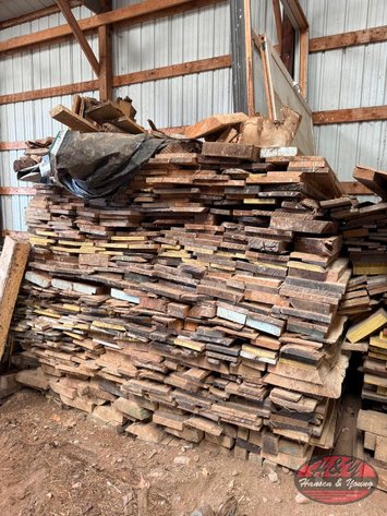 Image for Large Pile of Rough Sawn Lumber
