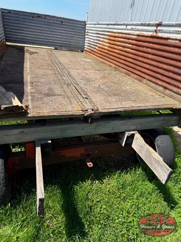 Image for 4 Wheel Flatbed Wagon With Sides