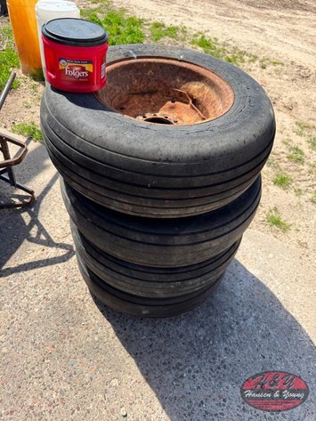 Image for 4 Wagon Tires and Rims
