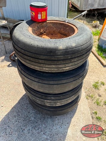 Image for 4 Wagon Tires and Rims