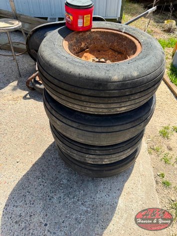 Image for 4 Wagon Tires and Rims