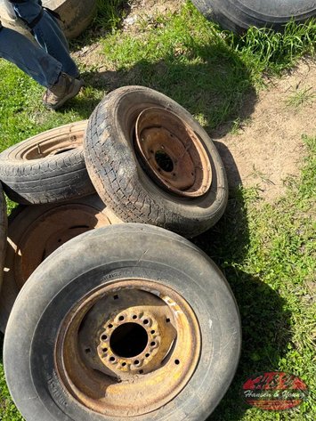 Image for Pile of Implement Tires and Rims