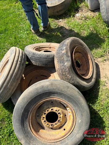 Image for Pile of Implement Tires and Rims